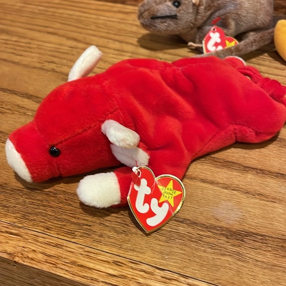 Ty Beanie Babies Farmyard Animals Lot of 8 - Picture 4 of 11